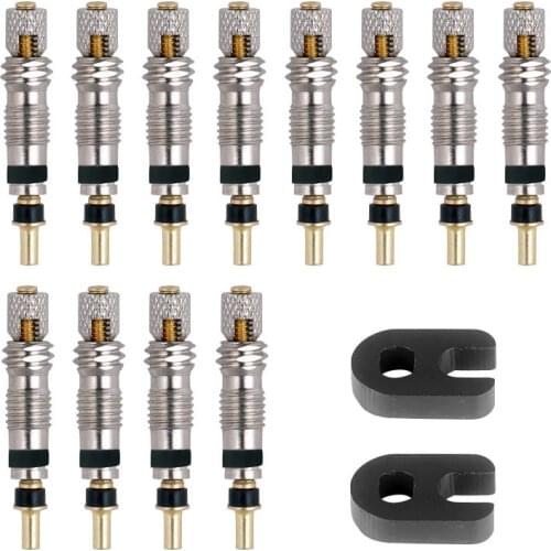 Presta Valve Brass Core Tool MTB Road Bike Tubes Repair Tire Service Parts Bike Tire Air Valve W/ Optional Tool Repair Tire Ser