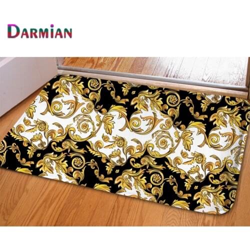DARMIAN Luxury Design Pattern Print Carpet Creative Home Decor Rugs Non-slip Carpets for Living Room European Floor Mats Tapis