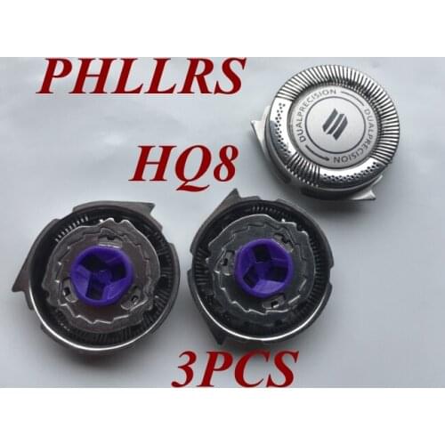 3Pcs HQ8 razor blade replace Head for PHILIPS Shaver PT927 PT920 PT920CC HQ7120 HQ7290 HQ7310 HQ7320 HQ7325 HQ7340 HQ7345
