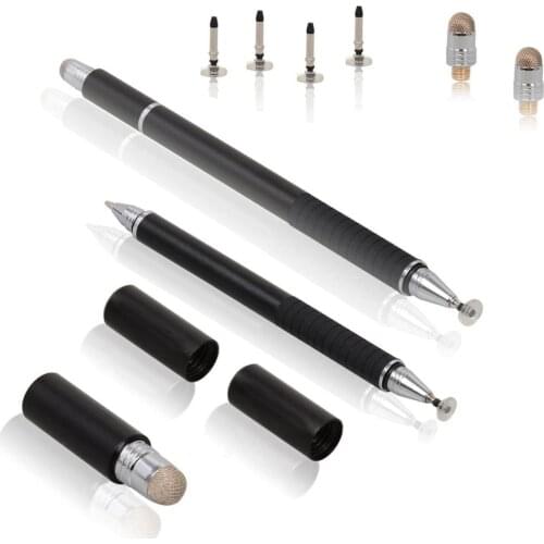 New 3 in 1 Fiber Stylus Pen Drawing Tablet Pens Capacitive Screen Touch Pen for Mobile Phone Smart Pen Accessories Ballpoint Pen