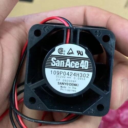 For Sanyo 109P0424H302 DC 24V 0.095A 40*40*28 mm fan