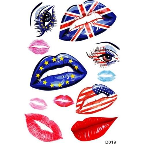 Wholesale 500pcs D serial New Temporary Tattoo 3D Excellent Adhesive Tattoo Waterproof Body tatuajes Varity Designs Tattoo Decal