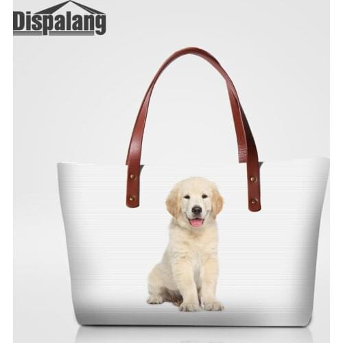 Dispalang Animal Lady Top-Handle Bags Handbags For Women Dog Female Party Totes Girls New Fashion Travel Shoulder Bag Sac A Main