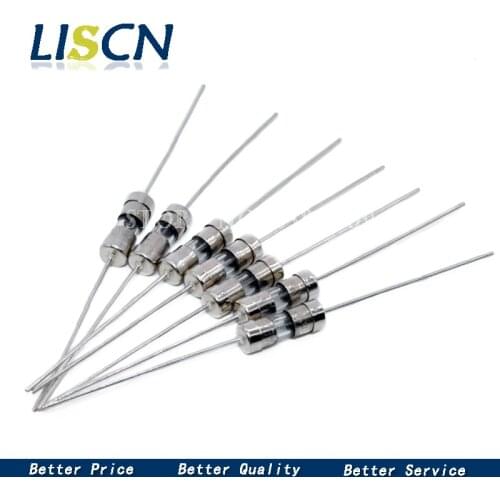 10pcs 3.6*10 3*10 4*11 Glass fuse Fast/Slow blow 250V 0.5A 1A 2A 3A 3.15A 4A 5A 6.3A 10A 15A with legs F/T type 3.6x10 3x10 4x11