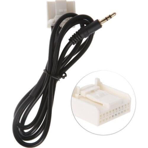 3.5MM AUX Audio Radio Male Interface MP3 Player Phone Adapter Cable for Toyota G6KC