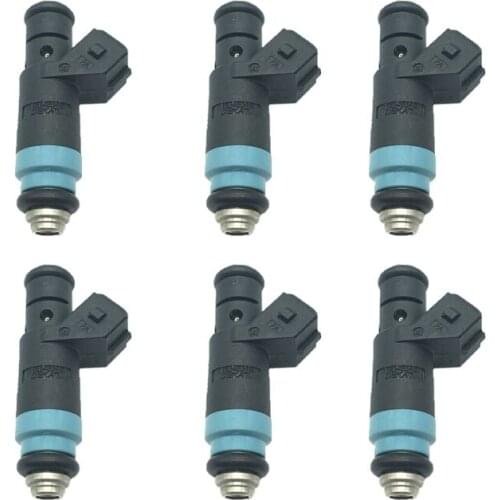6Pcs Car Fuel Injectors Nozzle VAZ20735 For Chevrolet Niva Daewoo Lada for Russian