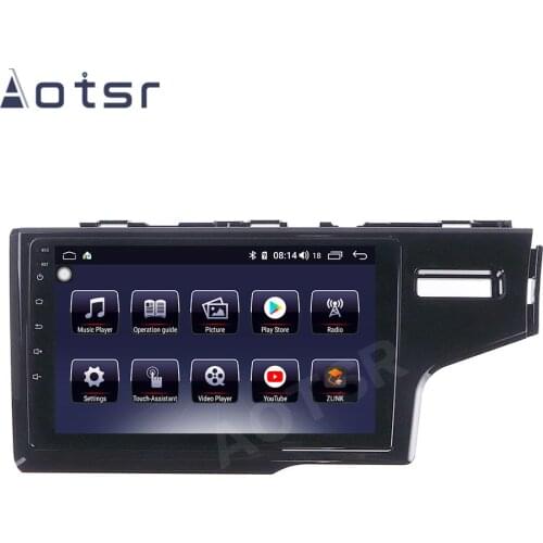 AOTSR Car Player Android For Honda Fit Jazz 2013 - 2017 Auto Radio GPS Navigation DSP Autostereo Central Multimidia 10" Unit