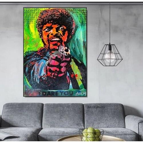 Free Shipping Graffiti Painting 100%Hand Painted Oil Painting Man On Canvas For Living Room Decoration