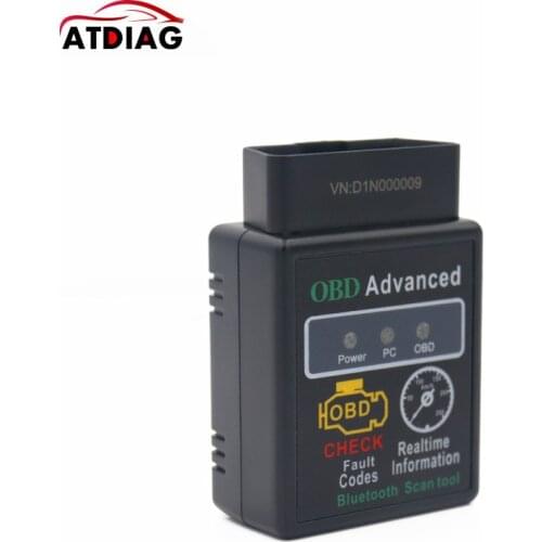 Bluetooth V2.1 Mini Elm327 obd2 scanner OBD car diagnostic tool code reader For Android Windows Symbian English