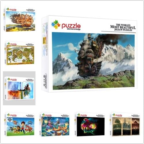 Paper Jigsaw Puzzle 2000 Pieces High Difficulty Intellectual Challenge Games Decompression Toys for Adults Children Custom Gifts