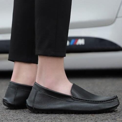 Black shoe new casuales sport hombre zapatos leisure men hot cuero mens sapato causal sale flat man 2020 breathable for fashion