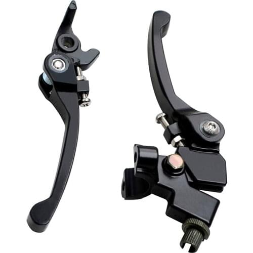 Black Chrome Clutch Brake Lever for 22mm 7/8 inch Handlebar 110cc 125cc 140cc TTR 125cc SSR Xmotos Apollo 125 Pit Dirt Bike Moto