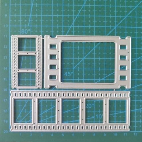 Film Photo Metal Cutting Dies Stencil Scrapbooking DIY Album Stamp Paper Card Embossing Decoration Retailsale