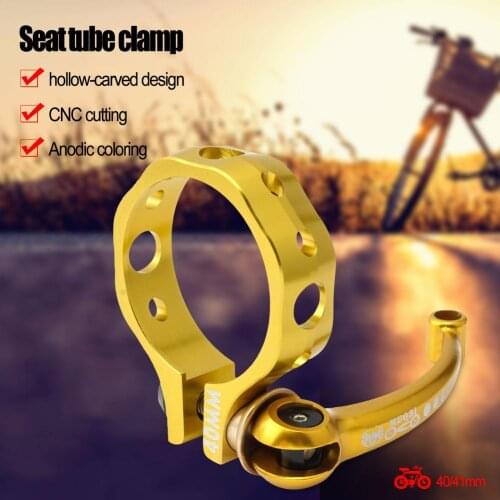 Bicycle Seatpost Clamp 40mm/41mm Seat Tube Clamp MTB Bike Seat Tube Clip Bike Parts Bike Saddle Seat Clamp Folding Bicycle