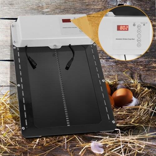 Infrared Chicken Cage Door Opener Controller Motor Chicken Coop Door Automatic Opener Kit