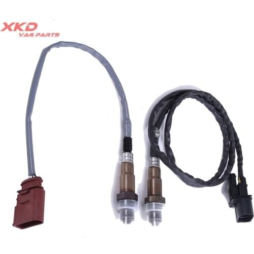 Oxygen O2 02 Sensor Downstream & Upstream Set For V-W Be-etle 01-05 2.0L 06-10 2.5L Golf J-etta 2.0L