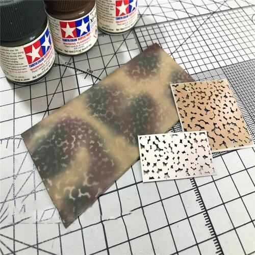 Creative Camouflage Leakage Spray Stenciling Template DIY Spray Plate Tool for Gundam Military Model Parts Accessories