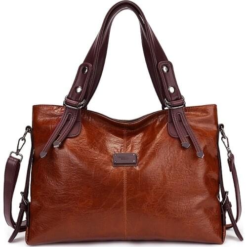 Fashion Women handbag and purse Soft PU Leather Casual Crossbody Bag Designer Ladies big totes High Quality Female Shoulder Bags