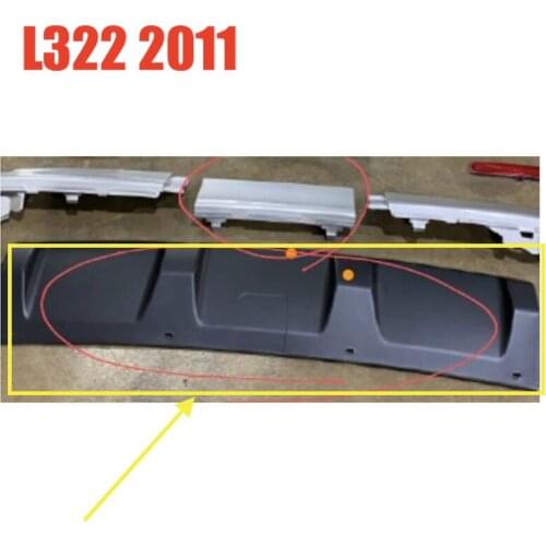ROLLSROVER Rear Bumper Diffuser Molding Towing Cover For Range Rover L322 2011 5.0 1piece