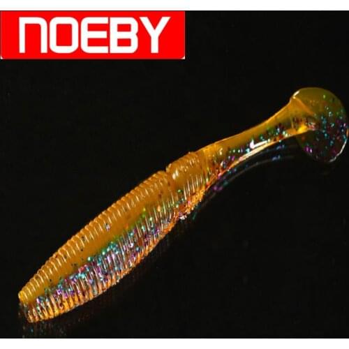 NOEBY Soft Bait 6Pcs/bag 85mm/5.5g Fishing Lure Silicone Baits Iscas Artificial Para Pesca Leurre Peche Souple Wobblers Tackle