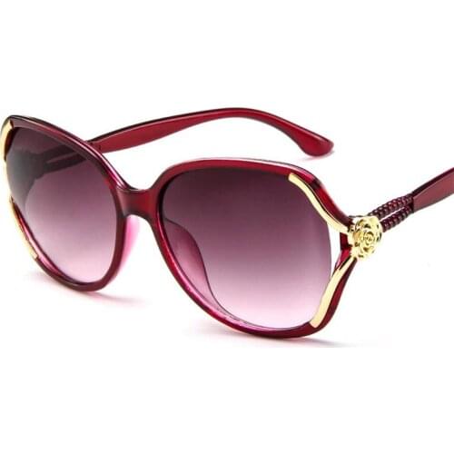 Classic Retro Round UV Sunglasses Women Gradient Classic Vintage Ladies Oversized Sun Glasses UV400 Glasses Feminino