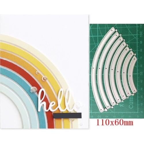 Craft dies Rainbow Border metal cutting dies cut die mold decoration DIY Scrapbooking dies knife mould blade punch stencils dies