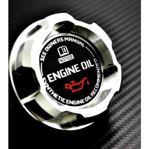 Silver Aluminum ENGINE Oil Cap for nissan ALTIMA MAXIMA SILVIA S13 S14 240SX SENTRA SUNNY INFINITI 350Z 300ZX