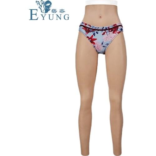 Eyung Silicone Realistic Vagina Pants Shemale Crossdresser Pussy Pants Transgender Artificial Sex Fake Vagina Drag Queen