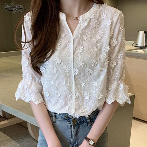 SURWENYUE Natural Blouses