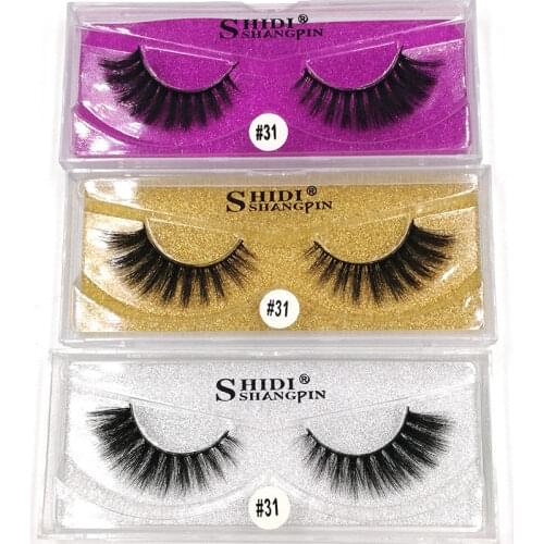 Mink Eyelashes Natural False Eyelashes 3D Mink Lashes Makeup Soft Fake Eyelash Extension Handmade Eye Lashes