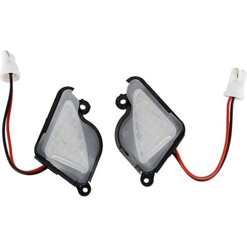 2X 6500K White Led Under Side Mirror Light Puddle Lamp For Skoda Octavia Mk3 5E 2012-2017 Superb 2 Octavia 3