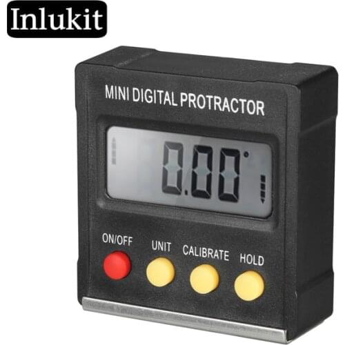 4x90 degree Mulit function Mini digital Inclinometer / Protractor/level box TMS-90