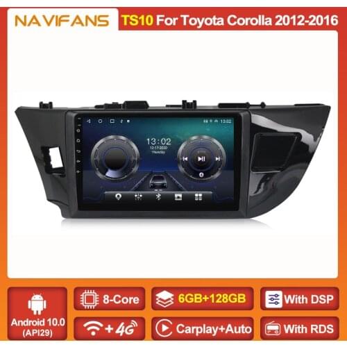 2Din Android 11 Car Radio For Toyota Corolla Ralink 2012 2013 2014 2015 2016 Multimedia Player Navigation GPS Carplay Auto WIFI