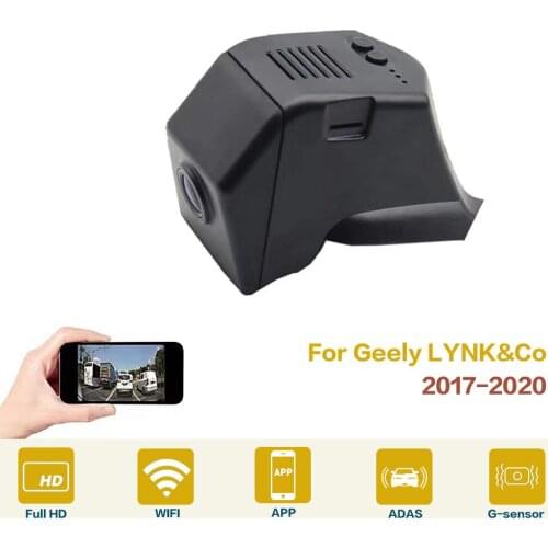 Car DVR Wifi Video Recorder Dash Cam Camera High Quality Night Vision Full Hd For Geely LYNK&Co 2017-2020