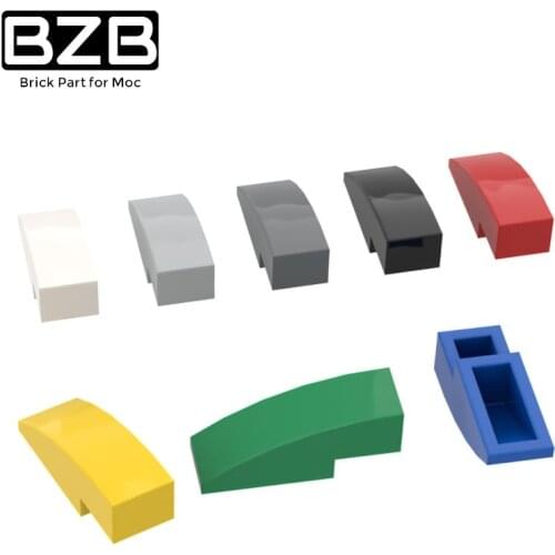 BZB MOC 50950 3x1 Curved Oblique Brick High-tech Technical Building Block Model Kids DIY Creative Brain Game Toy Birthday Gifts
