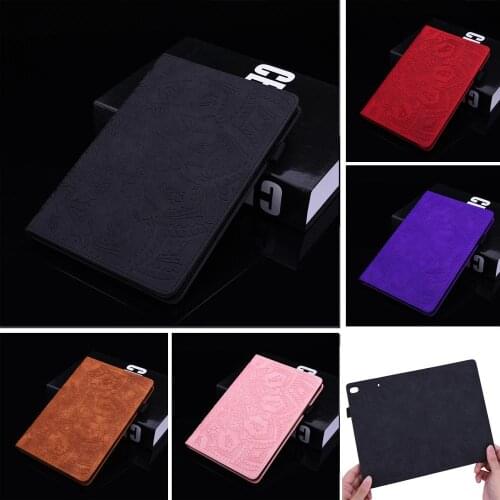 Flower Pattern Tablet Case For iPad 9.7 2018 2017 Pro 9.7 Air2 Air 5th 6 th Generation Flip Leather Card Clip Tablet Stand Case