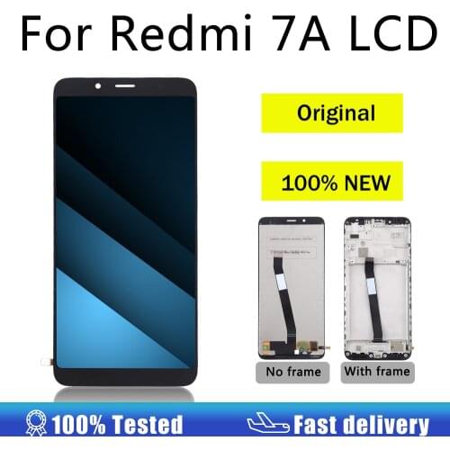 Display for Xiaomi Redmi 7A LCD Display Touch Screen with Frame Digitizer Assembly Replacement Repair Spare Parts for Redmi 7A