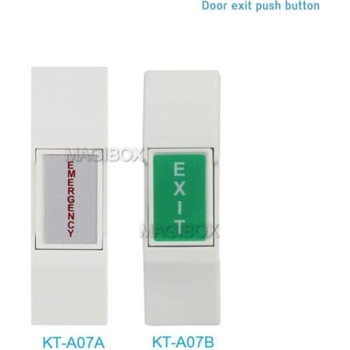 KT-A07 Narrow Type Door Exit Push Button Door release NO NC Model Door Access Control