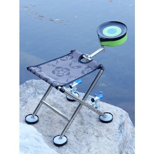 Multifunctional folding all terrain stool fishing chair fishing chair fishing chair fishing chair Folding