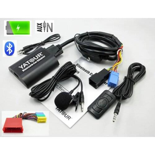 Yatour Bluetooth music Adapter BTA for Audi Radio Chorus 1/2 Concert 1/2 Symphony 1/2 Navi Plus1 Delta A2 A3 A4 Hand Free A2DP