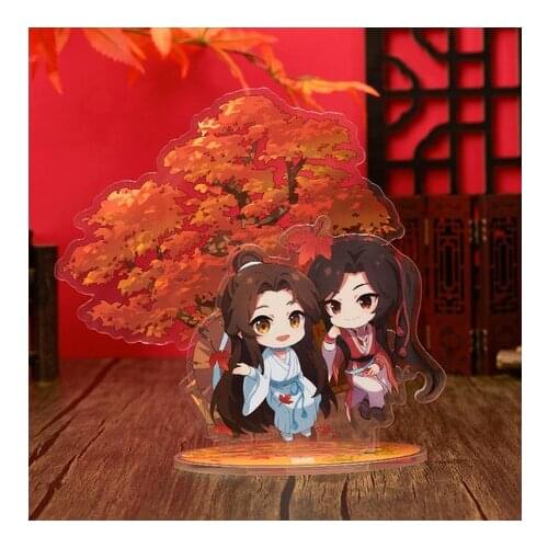 2021 New Anime Tian Guan Ci Fu Xie Lian Hua Cheng Acrylic BL Stand Figure CP Model Plate Transparent Desk Decor Toy Cosplay Gift
