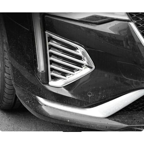 Fit for Cadillac cT4 front and rear fog lamp frame special fog lamp cover decoration electroplating bright strip exterior