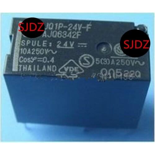 RELAY JQ1A-24V-F AJQ3342F JQ1A-24V AJQ3342 5A250V Power Relay JQ1A-12V-F JQ1A-5V-F 5PCS