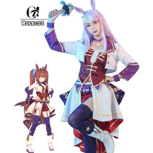 ROLECOS Uma Musume Pretty Derby Cosplay Costumes Special Week School Uniform Lolita Dress High School Idol Costuems Full Set