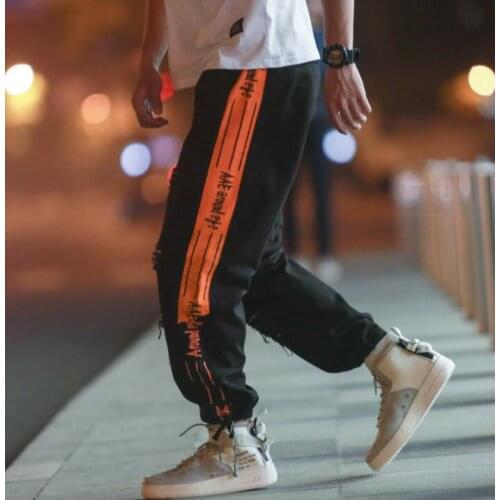 Loose summer cowboy personality fashion harem pants mens trousers pantalones hombre cargo feet pants for men pantalon homme