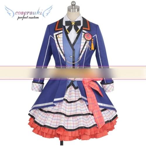 BanG Dream! Girls Band Party! Kasumi Toyama Cosplay Costume Stage Performance Clothes , Perfect Custom for You