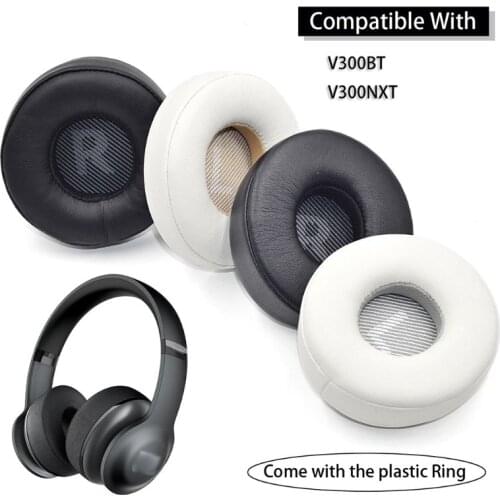 1Pair Leather Earpads Ear Cushion Cover Replacement for JBL V300 V300BT/V300NXT Wireless Headphones