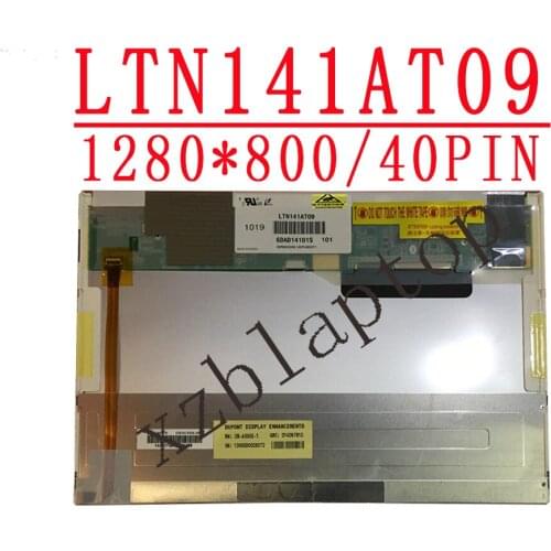14.1" LCD Screen Display LTN141AT09 101 For DELL LTN141AT09 201 For Lenovo Laptop LCD Screen FRU 42T0623