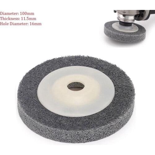 4 Inch Nylon Fiber Polishing Buffing Wheel Pad Disc Abrasive Disc For 100mm Angle Grinder For Bocsh Dewalt Makita