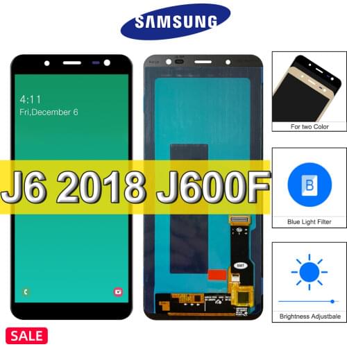 Original Display For Samsung Galaxy J6 2018 Screen Replacement For Samsung J600 J600F J600Y LCD Touch Screen Assembly Parts J6